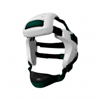 LDR EARGUARD XP 3 PIECE - White LDR with Green straps-EWRA4.png